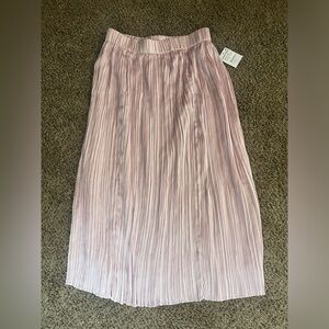 Nordstrom Brand Elegant Pink Pleated Skirt
